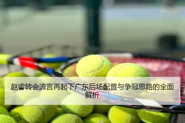 赵睿转会流言再起下广东后场配置与争冠思路的全面解析